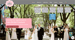 Desktop Screenshot of lacebridalcouture.com